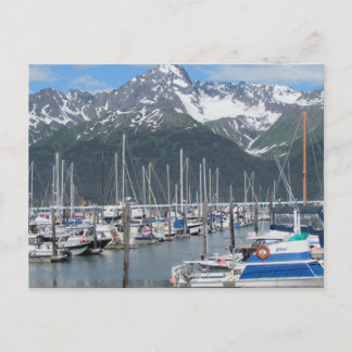 Cartão Postal Porto de Seward, Alaska