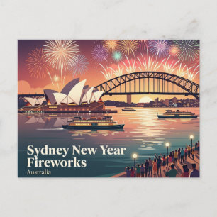 Cartão Postal Porto de Sydney Austrália