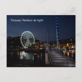 Cartão Postal Porto de Torquay à noite