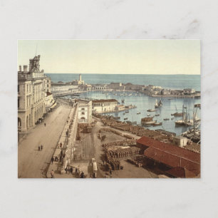 Cartão Postal Porto e admiração, Argel, Argélia