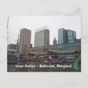 Cartão Postal Porto interno em Baltimore, Maryland
