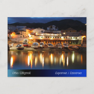 Cartão Postal Porto nos Açores