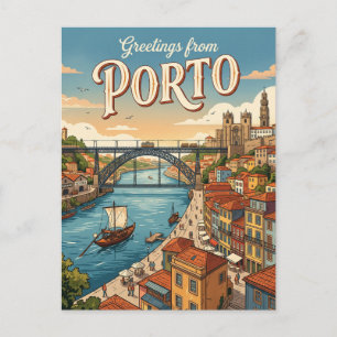 Cartão Postal Porto Portugal