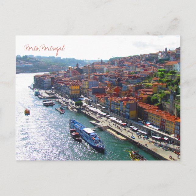 Cartão postal "Porto, Portugal" (Frente)