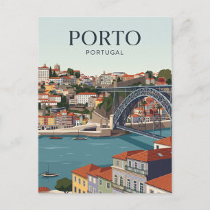 Cartão Postal Porto Portugal