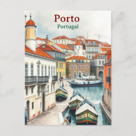 Cartão Postal Porto Portugal Famous Vintage Travel Place Postcar
