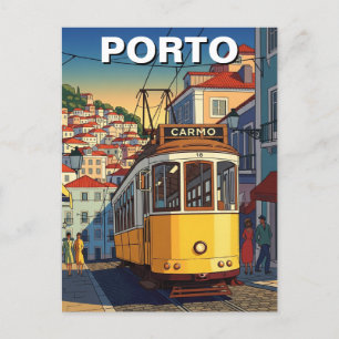 Cartão Postal Porto Portugal Viagem Abstrato
