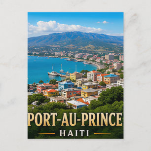 Cartão Postal Porto-Príncipe Colinas do Caribe e Patrimônio Hait