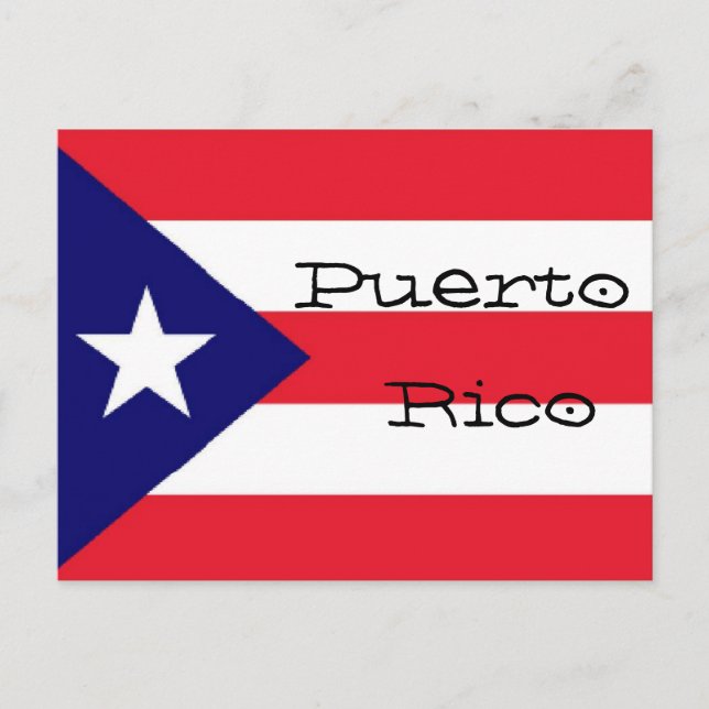 Cartão postal Porto Rico (Frente)