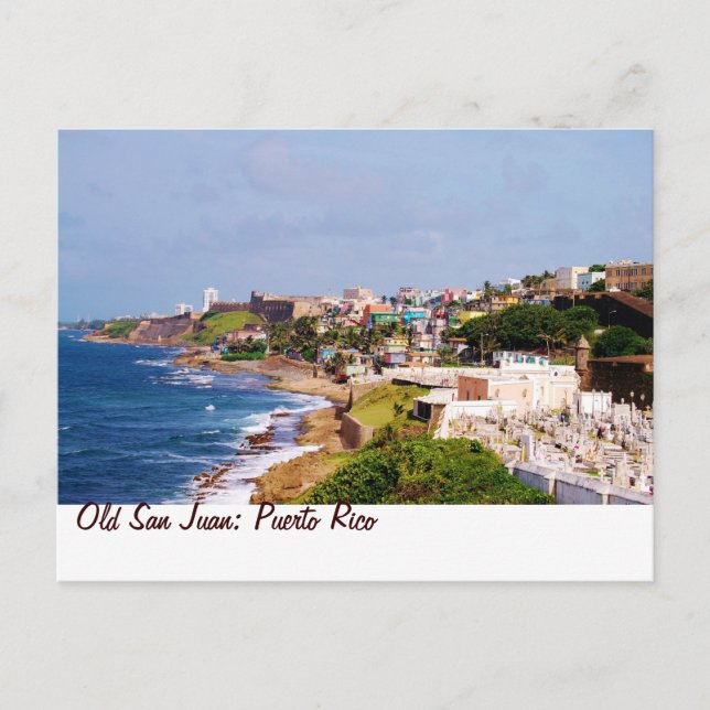 Cartão Postal Porto Rico (Frente)