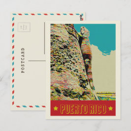 Cartão Postal Porto Rico, Caribe iguana Cartão-postal