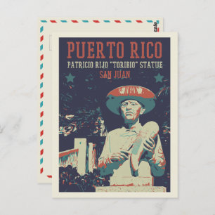 Cartão Postal Porto Rico, San Juan, Patricio Rijo Toribio Postc