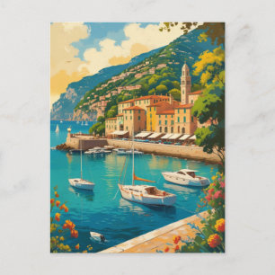 Cartão Postal Portofino Vintage Genova Itália
