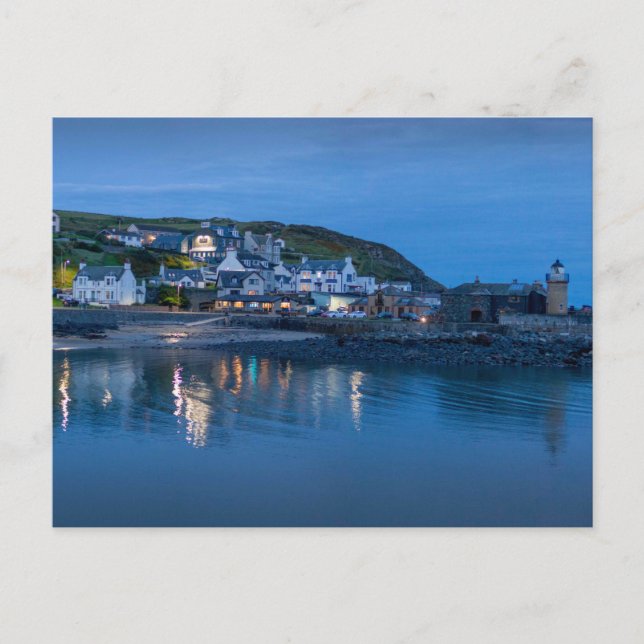 Cartão Postal Portpatrick Harbour, Escócia (Frente)