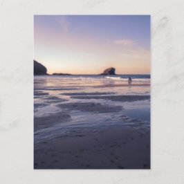 Cartão Postal Portreath sunset