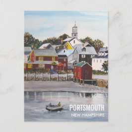 Cartão Postal Portsmouth Harbour, New Hampshire