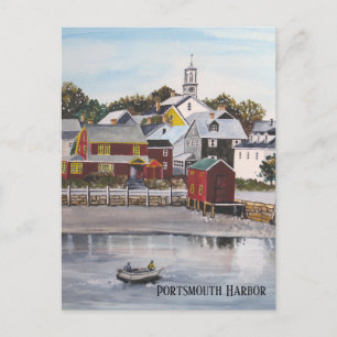 Cartão Postal Portsmouth Harbour, New Hampshire