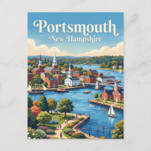 Cartão Postal Portsmouth, Nova Hampshire Nova Hampshire