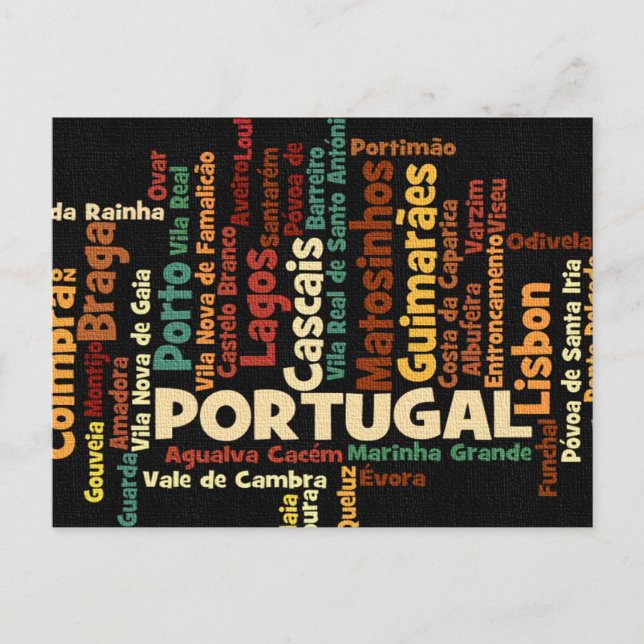 Cartão postal PORTUGAL (Frente)