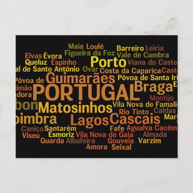 Cartão postal PORTUGAL (Frente)