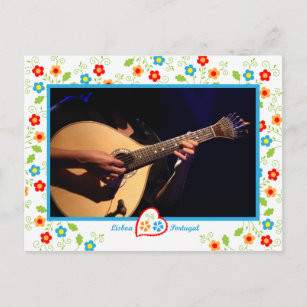 Cartão Postal Portugal em fotos - violão-fado português
