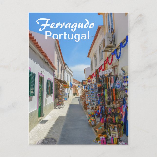 Cartão Postal Portugal Ferragudo no Algarve (Frente)