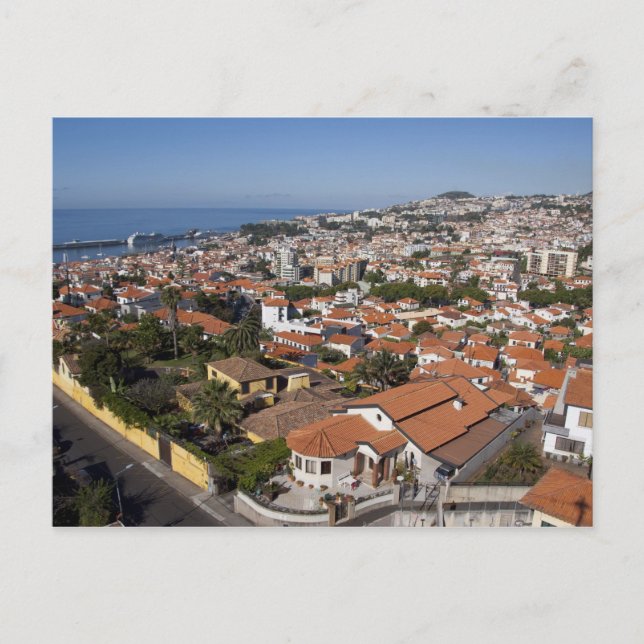 Cartão Postal Portugal, Ilha da Madeira, Funchal. Carro a cabo (Frente)
