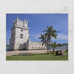 Cartão Postal Portugal, Lisboa. Torre de Belém, um Patrimônio Mu