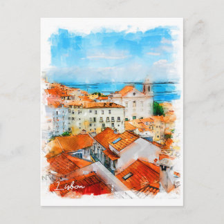 Cartão Postal Portugal, Lisboa, Vista de Cidade