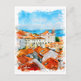 Cartão Postal Portugal, Lisboa, Vista de Cidade