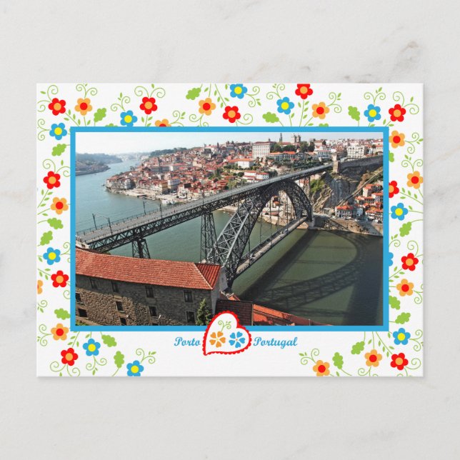 Cartão Postal Portugal nas fotos - Ponte Porto D.Luís (Frente)