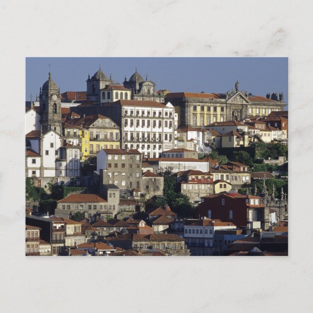 Cartão Postal Portugal, Porto. Casas históricas e (Frente)