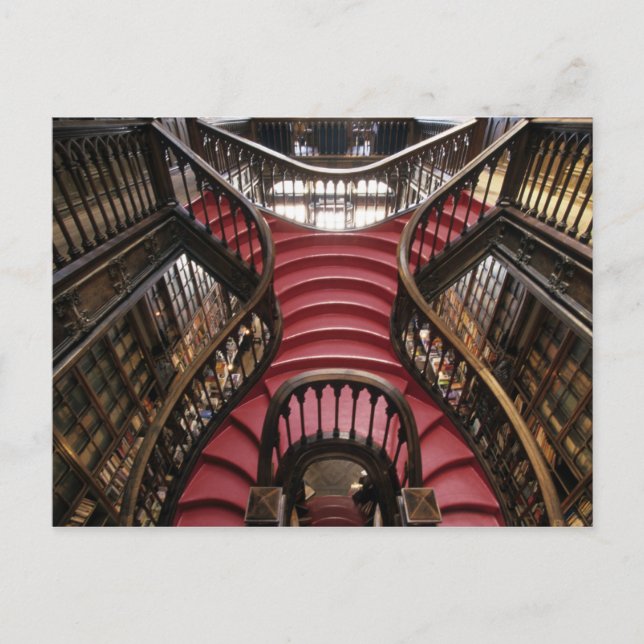 Cartão Postal Portugal, Porto. Escadas na História (Frente)