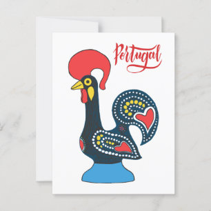 Cartão Postal Portugal Rooster