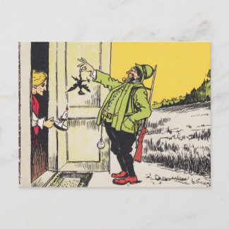 CARTÃO POSTAL PÓS-CARTÃO ANTIGO REINTRODUÇÃO DA ESPOSA DO CAÇADO