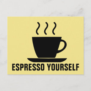 CARTÃO POSTAL PÓS-CARTÕES DE AMOR DO PRÓPRIO CAFÉ