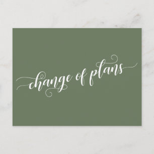 Cartão Postal Pós-casamento da Oliva Verde