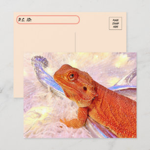Cartão Postal Pós-travessia Teak, o dragão barrado