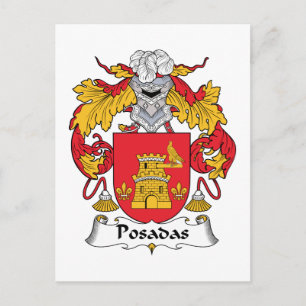 Cartão Postal Posadas Family Crest