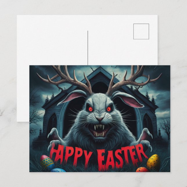 Cartão Postal Poscards Happy Easter (Frente/Verso)