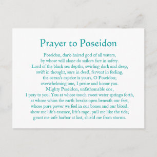 Cartão postal Poseidon