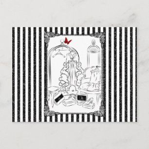 Cartão Postal Posh Wardrobe Quarter Strike Room