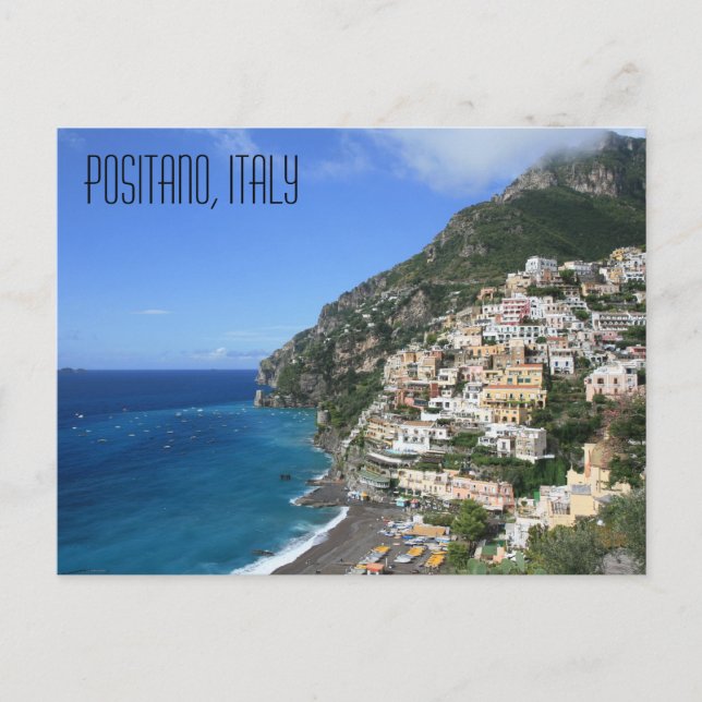 Cartão Postal Positano, Itália (Frente)