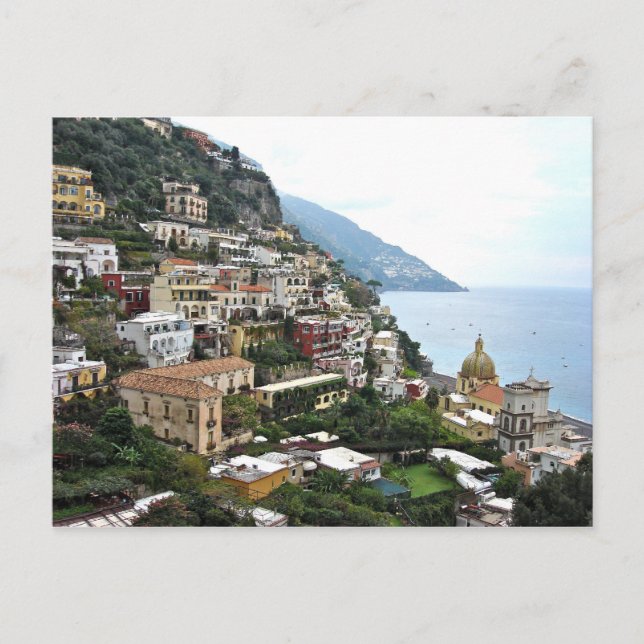 Cartão Postal Positano, Itália (Frente)