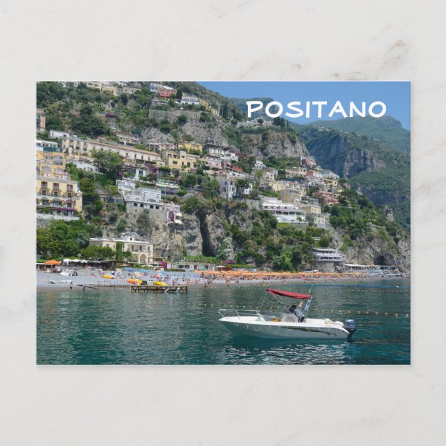 Cartão Postal Positano, Itália (Frente)