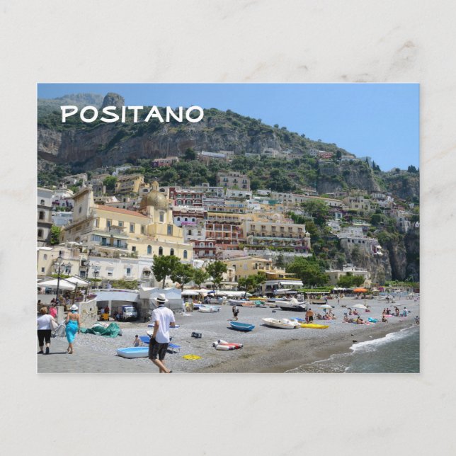 Cartão Postal Positano, Itália (Frente)