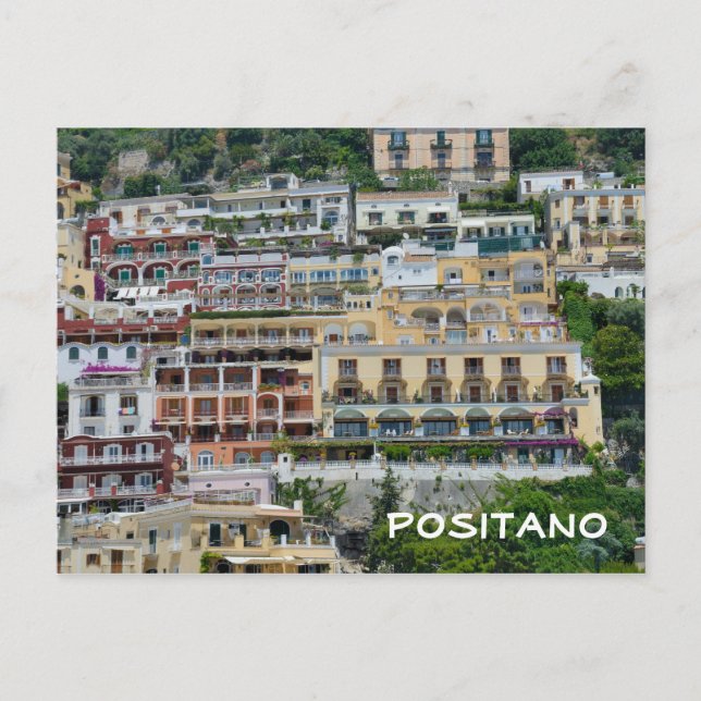 Cartão Postal Positano, Itália (Frente)