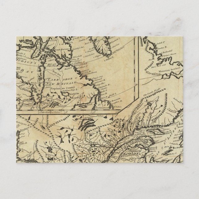 Cartão Postal Posse Britânica na América do Norte 2 (Frente)