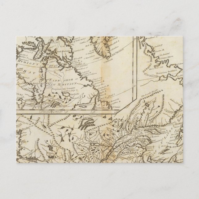 Cartão Postal Possessões Britânicas na América do Norte 2 (Frente)