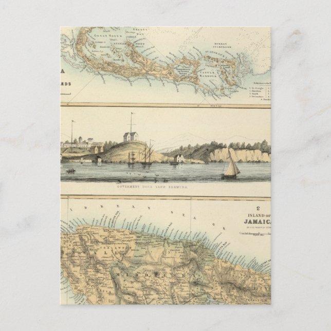 Cartão Postal Possíveis na Índia Ocidental Britânica (Frente)